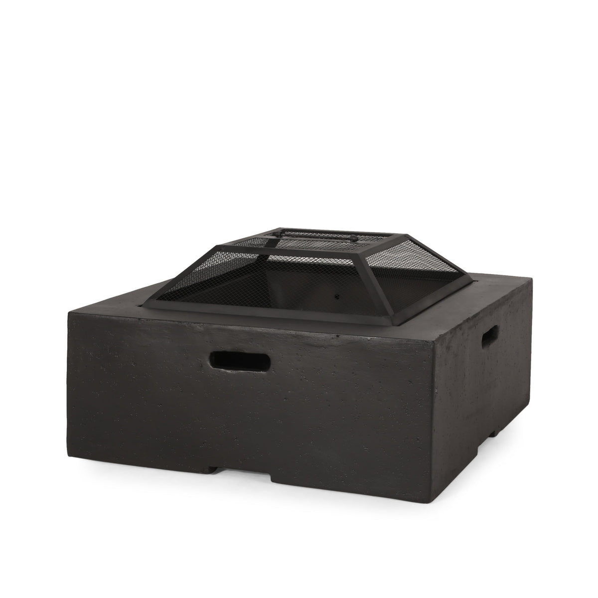 Outdoor 29" Square MgO Wood-Burning Fire Pit