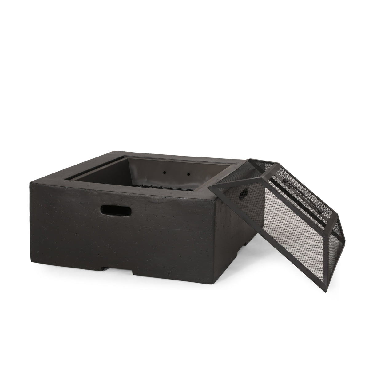 Outdoor 29" Square MgO Wood-Burning Fire Pit