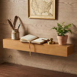 48" Fireplace Mantel Fir Wood Wall-Mounted & Floating Shelf