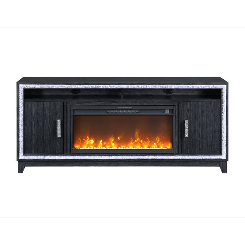 Almera 72-inch Electric Fireplace TV Stand - Dark Finish
