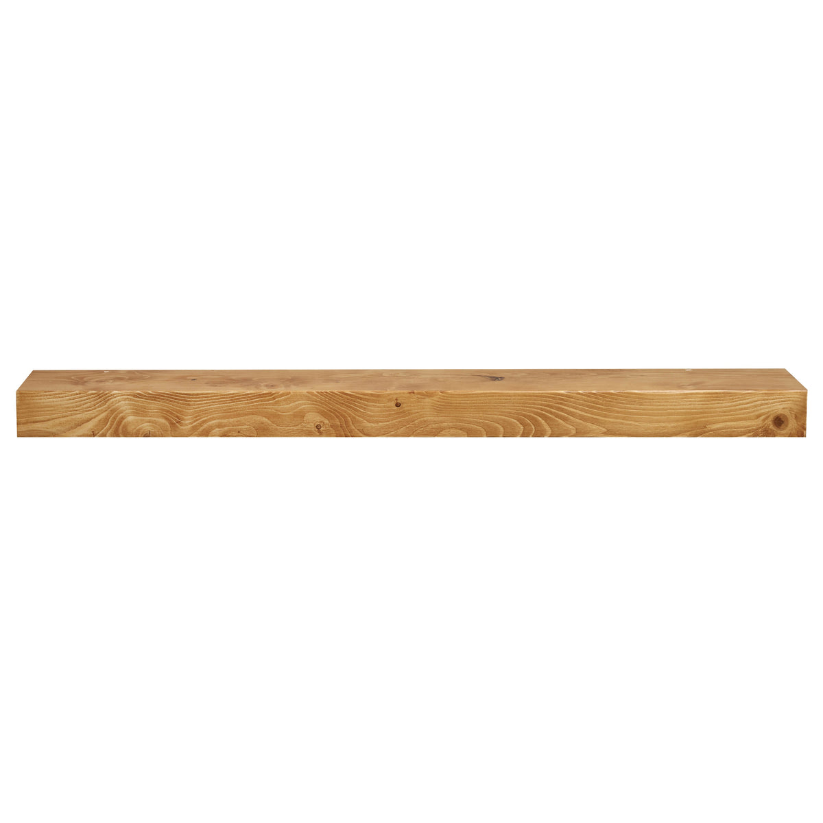 Smooth Solid Floating Timber Fireplace Mantel Shelf