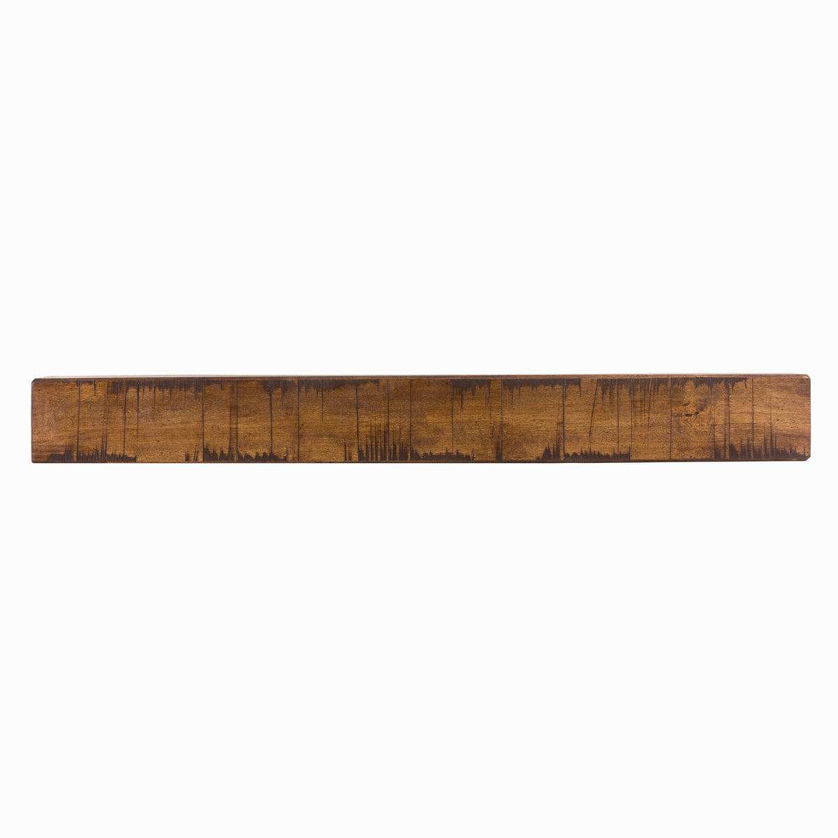 Rustic Poplar Fireplace Mantel Shelf