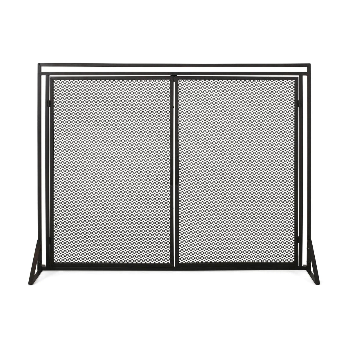 Samantha Iron Fireplace Screen 2 Door Design